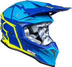 Casco JUST1 J39 POSEIDON FLUO YELLOW BLUE