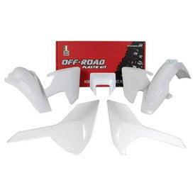 Kit plastiche Racetech Husqvarna bianche
